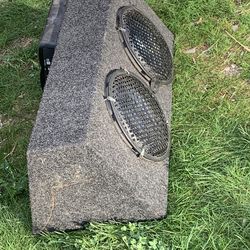 8”sub box working good condition