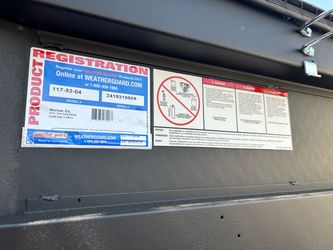 Weather guard truck toolbox