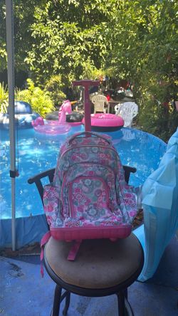 backpack with wheels five dollars