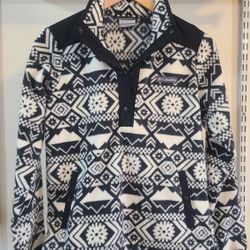 Columbia Womens Helvetia Cropped Half Snap Fleece Pullover Women's Size Xs