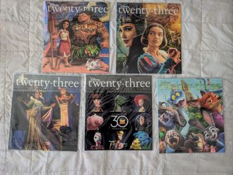 D23 - Disney Twenty-Three Magazine Lot of 5 - New and In Plastic