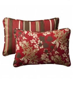 Set Of 2 Pillow Perfect Montifleuri Monserrat  Outdoor/Indoor Throw Pillows NEW