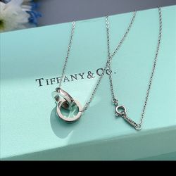 Sterling Silver ,1837® Interlocking Circles Necklace 