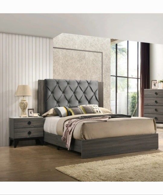 CALIFORNIA KING BED FRAME NO MATTRESS