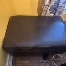 Chocolate Brown Ottoman 
