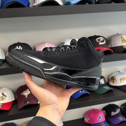Air Jordan Retro 3 Black Cat All Sizes 