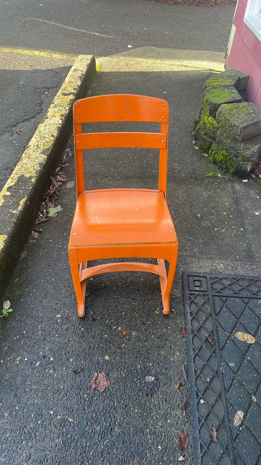 Metal Desk Chair Kids Vintage