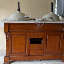 Free  44 Inch marble vanity 