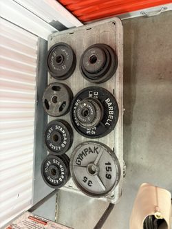 $1 A Pound!!! I Have Multiple American Standard Olympic Plates For Sale!!