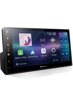 Pioneer DMH-W3000NEX 6.8" Double Din Multimedia Digital Media Receiver, Wireless Apple CarPlay and Android Auto, Bluetooth, Backup Camera Compatible, 