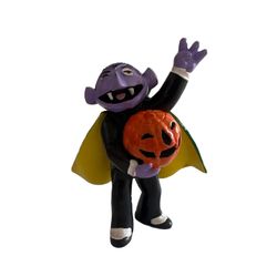 1990’s Halloween Sesame Street The Count Vintage Toys Muppets