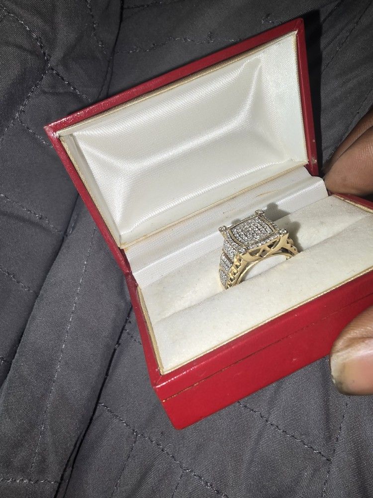10k Diamond Ring Real Diamonds
