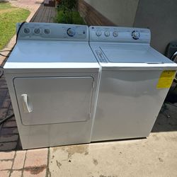 G.E washer and gas dryer set working