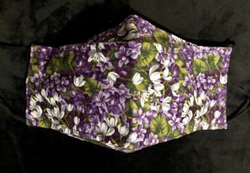 Face cover mask floral print