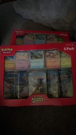 Pokemon TCG Mega Evolution Ascended Heroes 5-Pack Box