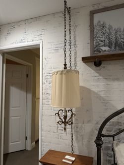 Vintage MCM Swag Lamps