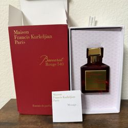 Baccarat Rouge 540 Red