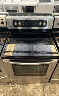 LG Electric Range Stainless Steel