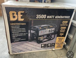 BE PRESSURE BE3500PS Generator, 3500G-Rated 2.8Kw 160 * 120 AL Winding, 2 Duplex