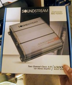 Soundstream 1000 watts 2 Ch Amplifier Brand New In The Box