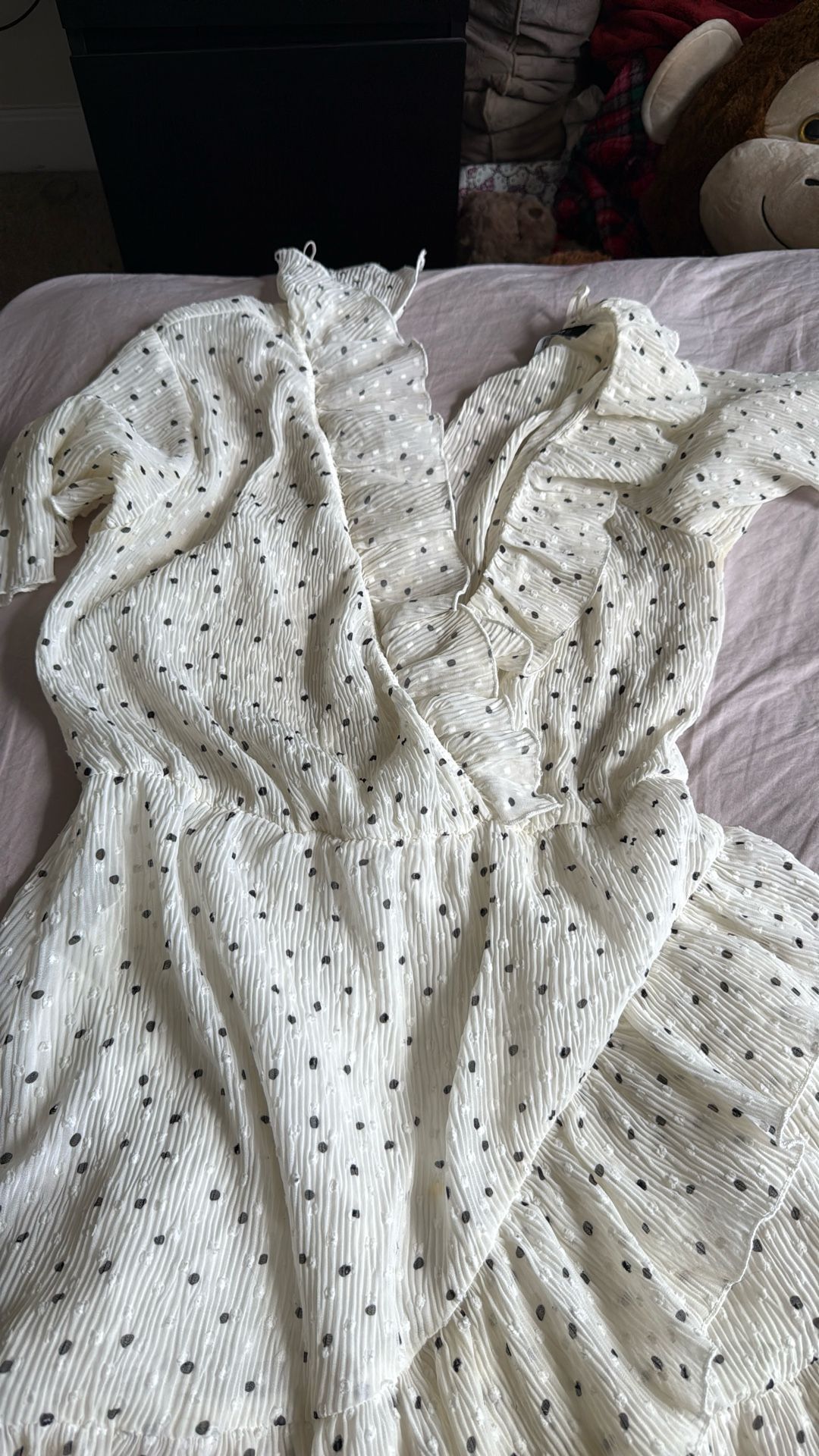 Zara short polky dress