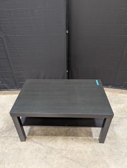 IKEA LACK Modern Dark Grey Two-Tier Coffee Table