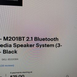 New Edifier Blue Tooth Speaker System.  M201BT