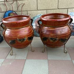 New Flower Pots Made Out Of Clay Perfect Gift 🎁 