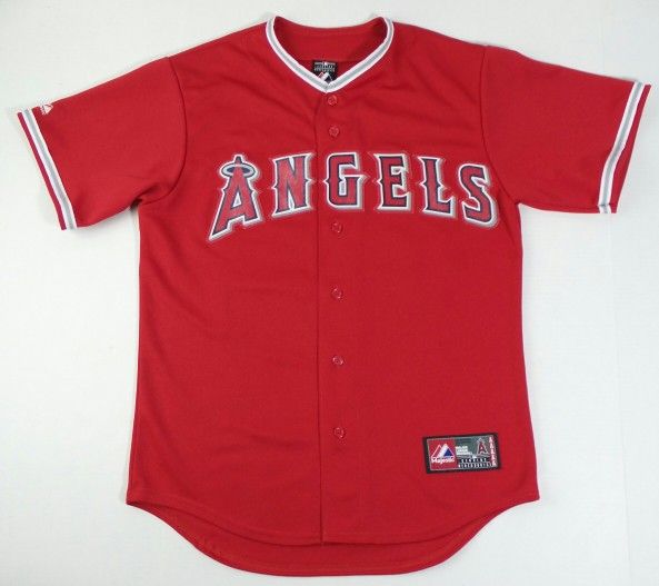 Vintage Majestic Anaheim Angels Josh Hamilton Baseball Jersey Size Men's Medium