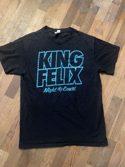 Felix Hernandez King Felix Night Court Seattle Mariners T-Shirt Large medium