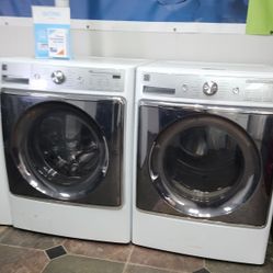 👍KENMORE ELITE SET STEAM WASHER AND ELECTRIC DRYER WITH WARRANTY 