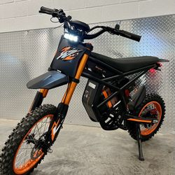 NEW - 2400W Electric Pit Bike, 37mph+, 4’8-6’2 Rider, 29inch High Seat, 21ah Removable Battery, Reversed Fork, GT54, Tuttio Similar