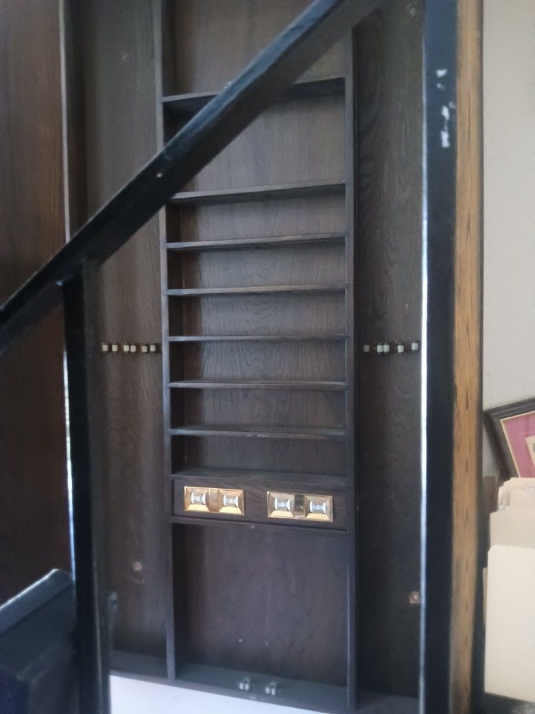 Pool Cue Cabinet