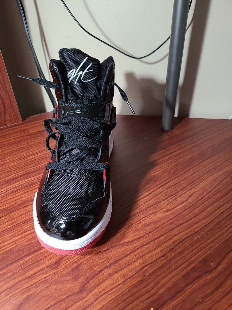 🔥🔥🔥""""JORDAN FLIGHT 45 HIGH"""   COLOR BLACK/VARSITY RED-WHITE   SIZE 9.5M. SNEAKERS🔥🔥🔥