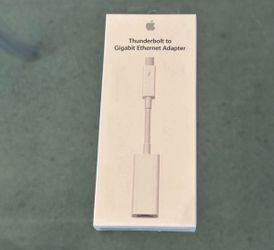 Brand New In Box Sealed BNIB OEM Genuine Apple Thunderbolt To Gigabit Ethernet Adapter