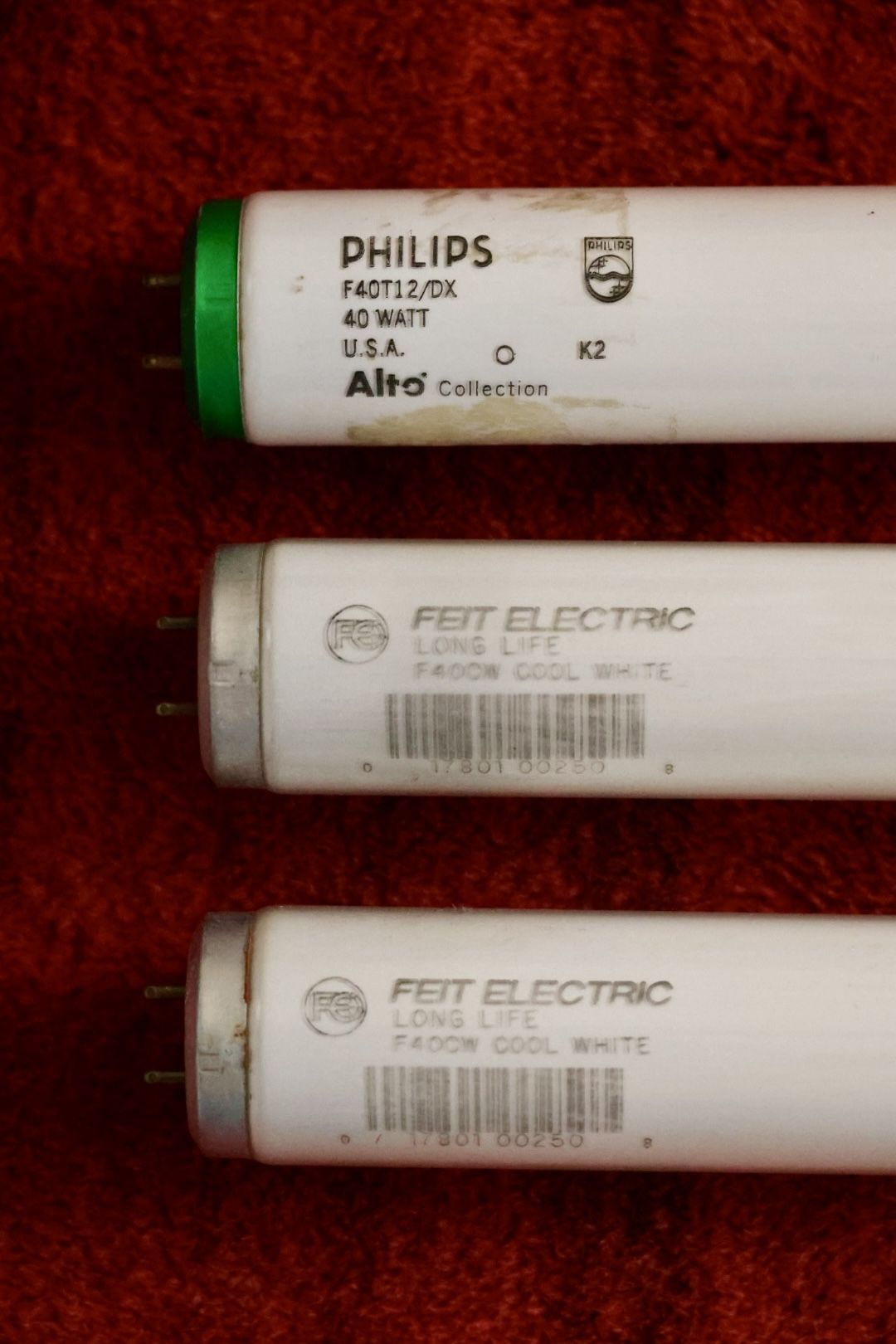 4ft Fluorescent Light Tubes 