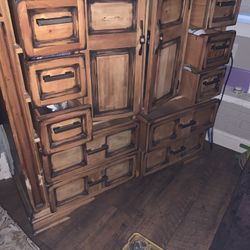 Gorgeous 10 Drawer With Armoire French Doors Wardrobe Dresser