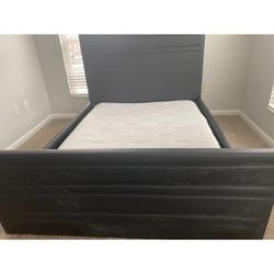 Black Bed Frame - Queen Size
