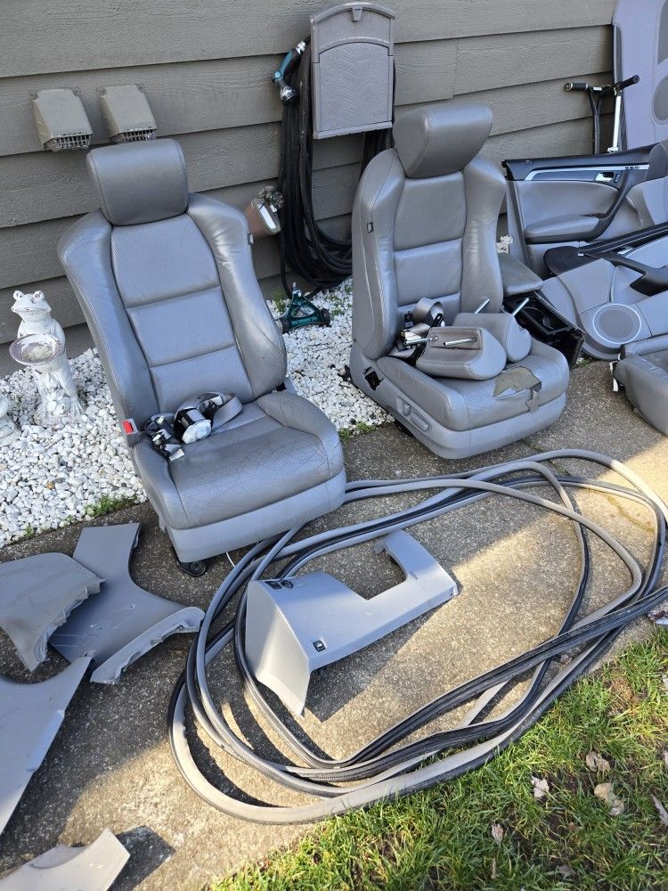 04-08 Acura Tl Seats Interior OEM Grey $100