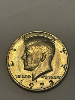 1972 Kennedy D Half Dollar