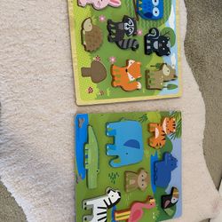 Wooden Animal Block