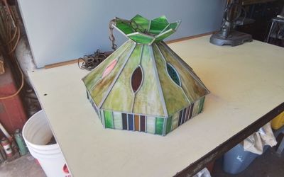 Stained Glass Lamp early 80's $60. obo - $60 (City of Orange)