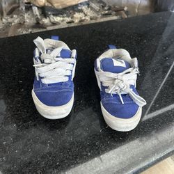 Blue Vans Size 3