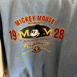 Disney Mickey Mouse  Denim Jacket XL