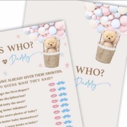 Baby Shower Game Gender Reveal
