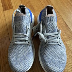 New Adidas UltraBoost X Running Shoes Sneakers BB6155 Grey Blue Women's Size 9.5