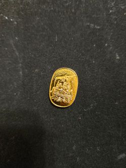 Japanese Old Coins Ooban Koban 24KGP Good fortune Lucky Charm Ornaments