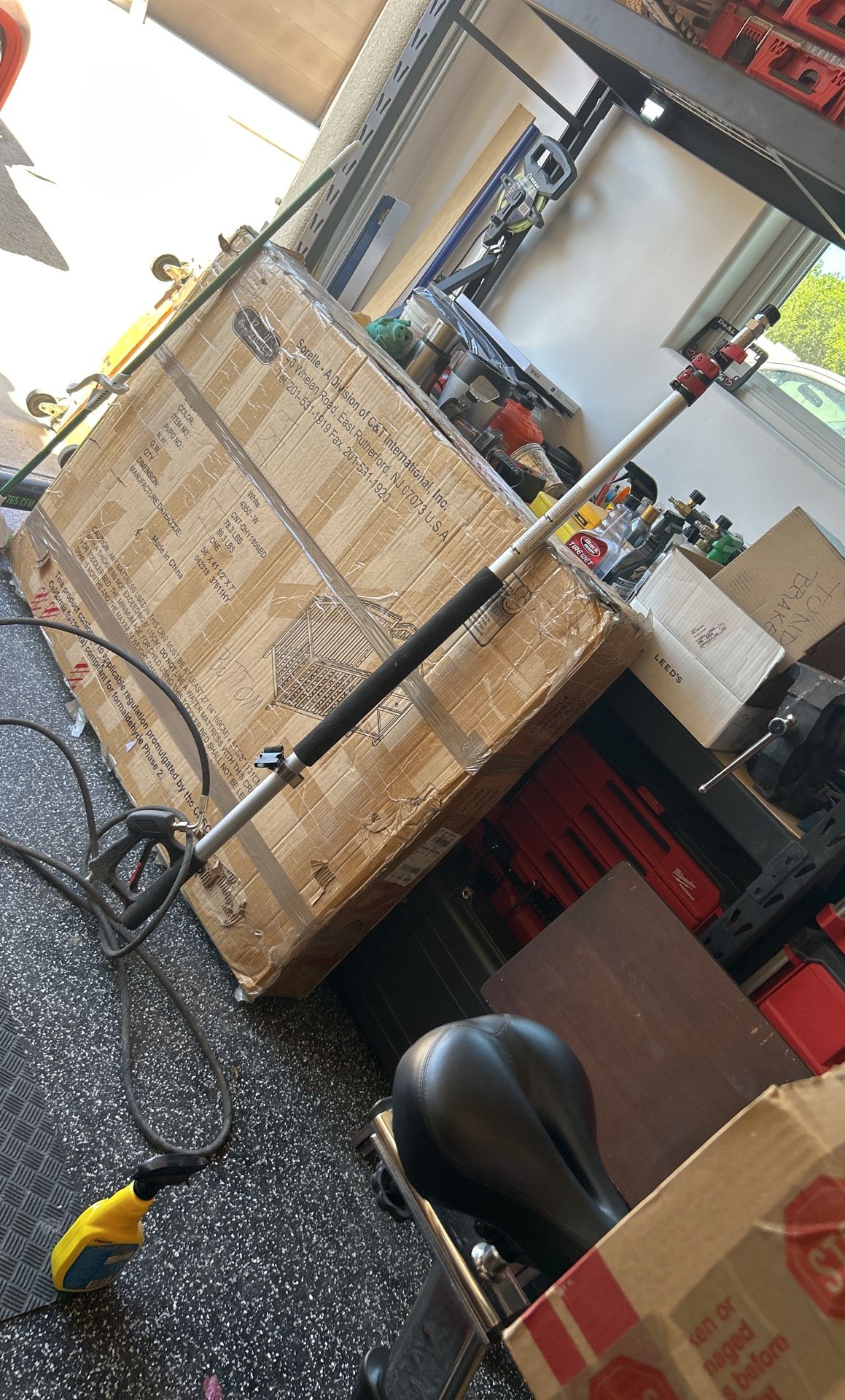 Pressure washer boom