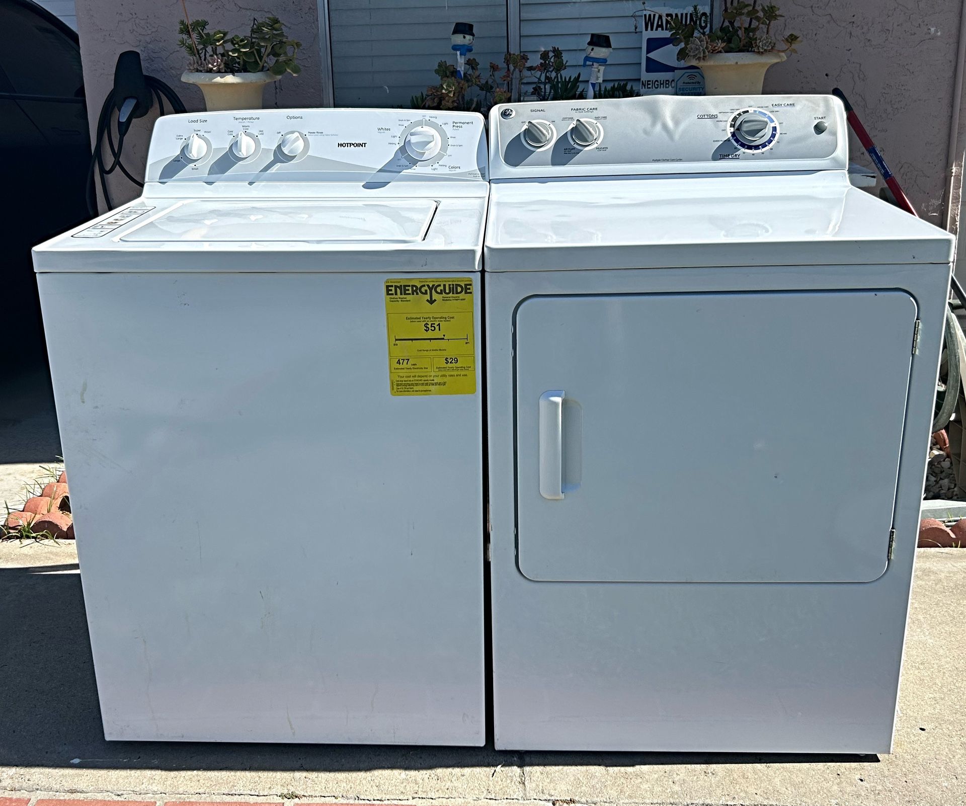 Washer And Dryer