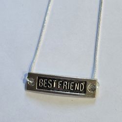 BE A BEST FRIEND AND GIVE A BEST FRIEND GIFT ARTESAN DESIGNED SILVER  NECKLACE